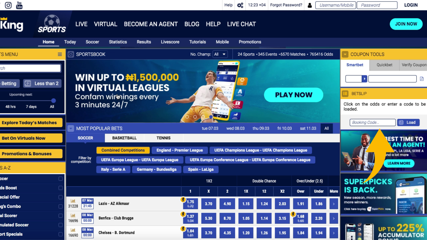 Check BetKing Betslip How to Check Coupon in Nigeria